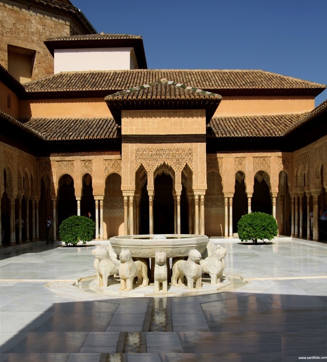 Tickets Alhambra Granada lions court